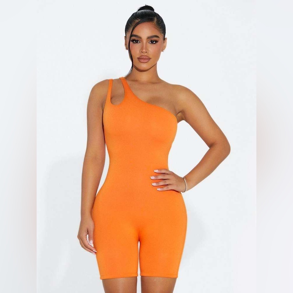 Naked Wardrobe The NW Cut To The Side Romper